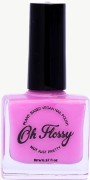 Oh Flossy - Oh Flossy, Lakier do Paznokci Kremowy Róż, 12 Ml, Bio Brokat, Roślinna Formuła