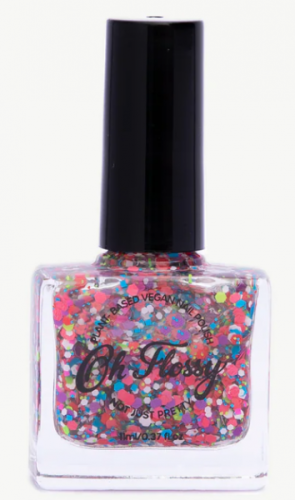 Oh Flossy - Oh Flossy, Lakier do Paznokci Konfetti, 12 Ml, Bio Brokat, Roślinna Formuła