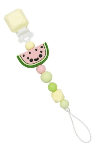 Loulou Lollipop  -  Silikonowa Zawieszka do Gryzaka i Smoczka Arbuz