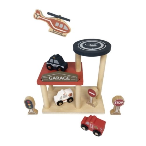 Egmont Toys® - Drewniany Garaż z Samochodami | Egmont Toys®