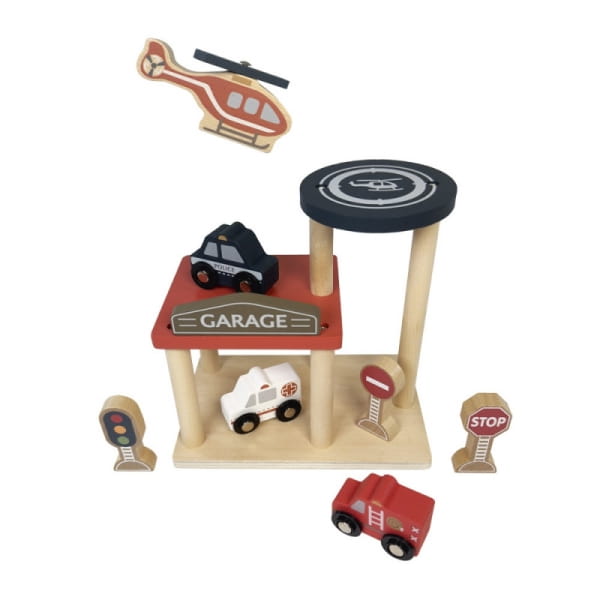 Egmont Toys® - Drewniany Garaż z Samochodami | Egmont Toys®