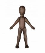 Wooden Story - Drewniana Lalka Orzechowa ze Spodniami