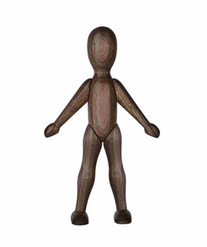 Wooden Story - Drewniana Lalka Orzechowa z Sukienką