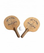 Wooden Story - Drewniane Paletki do Gry Obróć i Odbij 2 Szt.