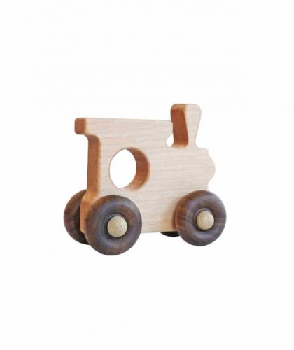 Wooden Story - Drewniana Zabawka na Kółkach Lokomotywa