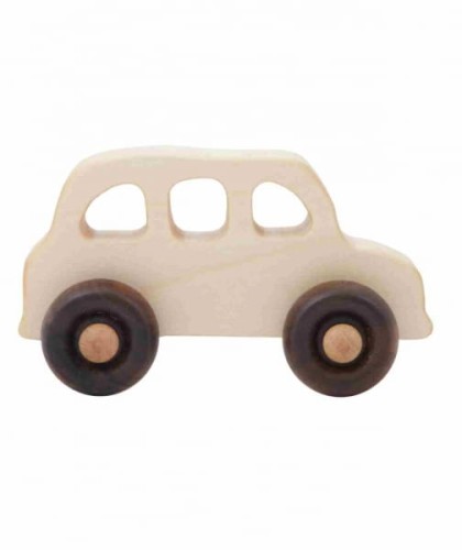 Wooden Story - Drewniana Zabawka na Kółkach Auto English Taxi