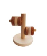 Wooden Story - Drewniana Układanka Montessori Horyzontalna Wieża