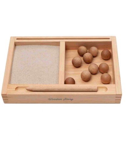 Wooden Story - Tacka Montessori z Uchwytem 2 - Częściowa