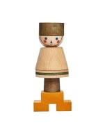 Wooden Story - Układanka Lala Stick Fig No.03 – Kolorowa