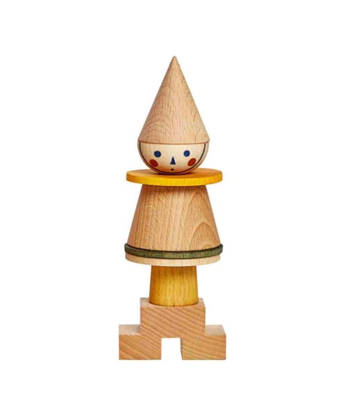 Wooden Story - Układanka Lala Stick Fig No.01 – Kolorowa