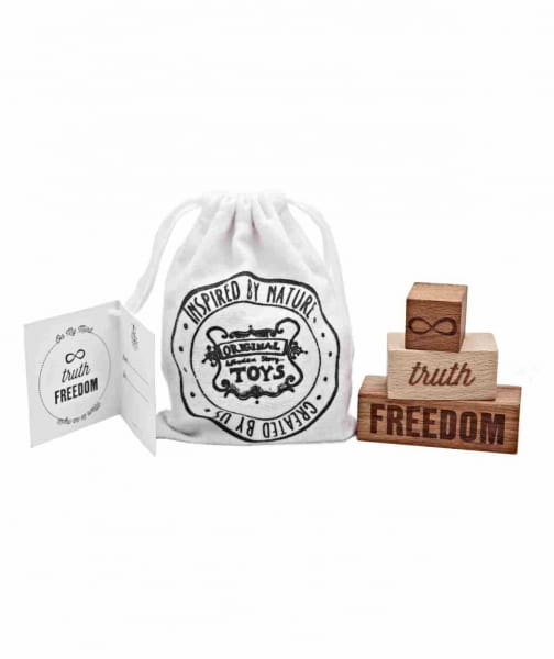 Wooden Story - Klocki Drewniane Mam to na Myśli… Freedom, Truth