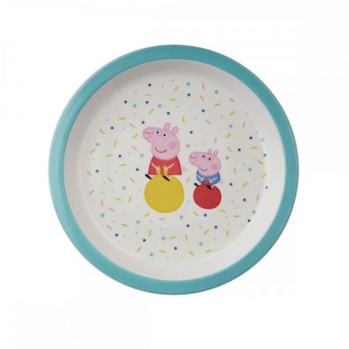 Petit Jour Paris® - Talerzyk fi 18 cm Niebieski  -  Świnka Peppa | Petit Jour Paris®