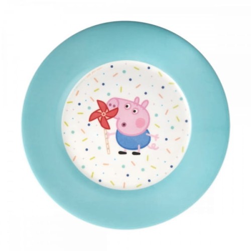 Petit Jour Paris® - Talerz Deserowy  fi 20 cm Świnka Peppa | Petit Jour Paris®