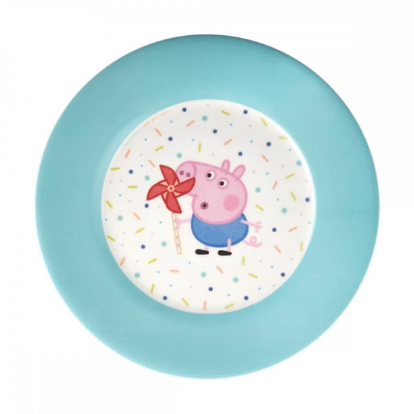 Petit Jour Paris® - Talerz Deserowy  fi 20 cm Świnka Peppa | Petit Jour Paris®