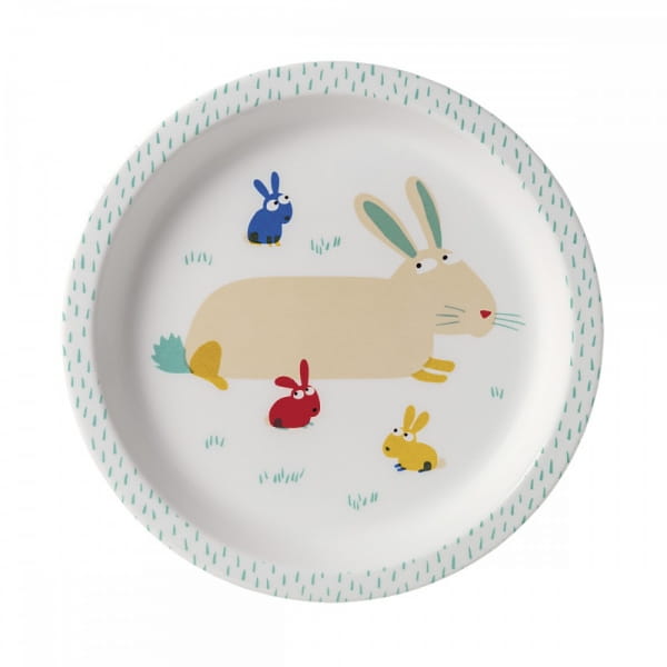 Maison Petit Jour® - Talerz fi 18 cm Dla Małych Dzieci, Farma | Maison Petit Jour®