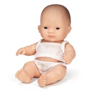 Miniland          -          Lalka dzidziuś Dziewczynka Azjatka 21cm Miniland Baby
