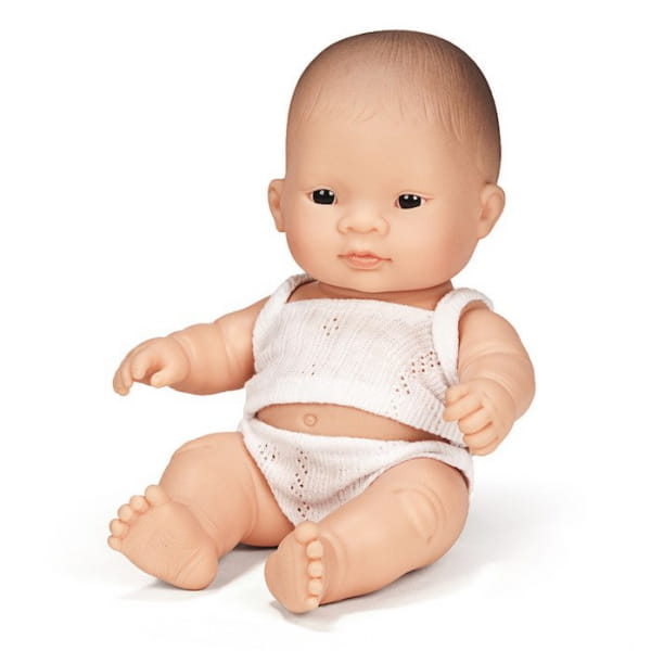 Miniland          -          Lalka dzidziuś Dziewczynka Azjatka 21cm Miniland Baby