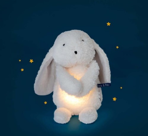 Moulin Roty           -      Pluszowa Lampka Królik Puce &amp; Pilou 684030