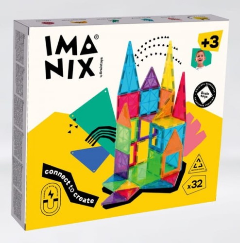 Imanix  -  Klocki Magnetyczne Classic 32 Elementów 350032