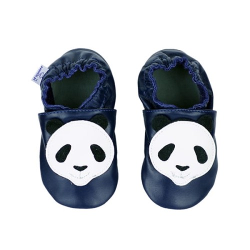 Paputki  - Papcie Kapcie do Przedszkola - Granat Panda