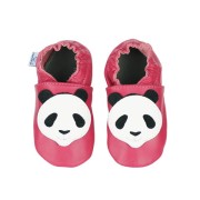 Paputki  -  Papcie Kapcie do Przedszkola - Ciemny Róż Panda