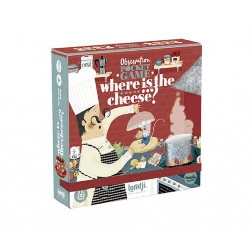 Londji - Gra Obserwacyjna Dla Dzieci  -  Wersja Kieszonkowa | Where is The Cheese?
