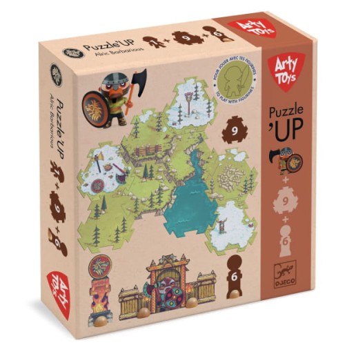 Djeco                                 -     Puzzle Tekturowe Barbarious Arty Toys