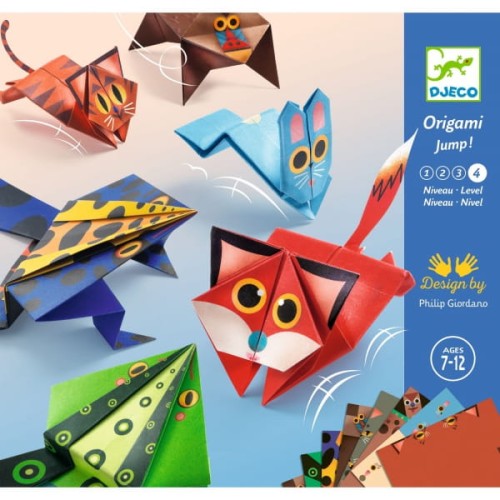 Djeco       -       Origami Skaczące Zwierzątka