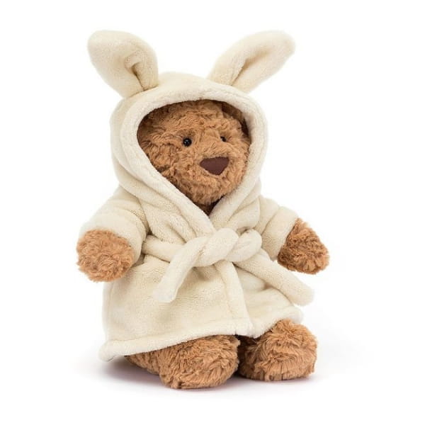 JellyCat - przytulanka maskotka Miś Bartłomiej w Szlafroku 26 cm
