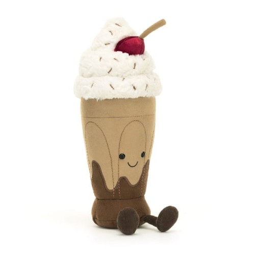 Jellycat  -  Przytulanka Maskotka Zabawny Shake Czekoladowy Marin 27cm