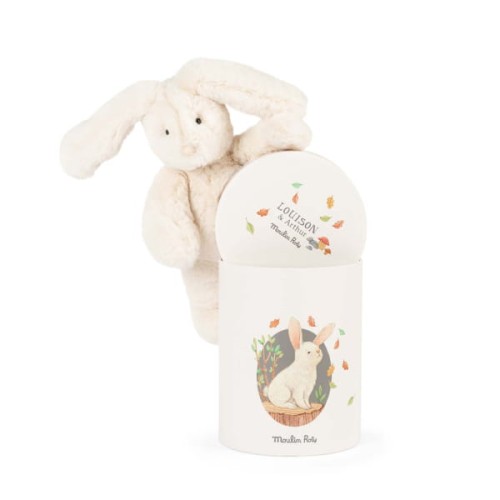 Moulin Roty                     -                       Przytulanka Pluszowy Królik Louison w Ozdobnym Pudełku