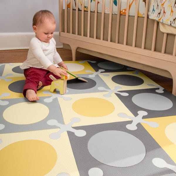 Skip hop  -  Mata Piankowa Playspot Grey/gold