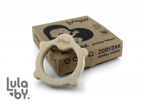 Lulaby  -  Gryzak Zgryzak Smiley Helper  -  Biedronka  -  100% Drewno Klonowe
