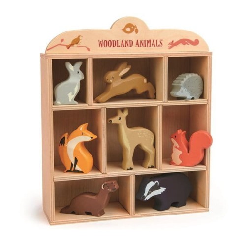 tender leaf toys - Drewniane Figurki do Zabawy  -  Leśne Zwierzęta