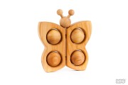 Bajo  -  Grzechotka Motyl Naturalny 12420