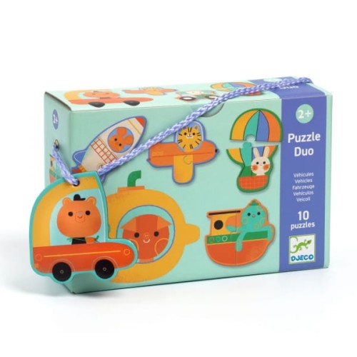 Djeco          -       Puzzle Duo Pojazdy