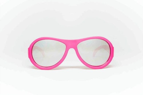 Babiators Aces Aviator  -  Okulary Lustrzanki Popstar Pink Mirrored Lenses 7 - 14 lat