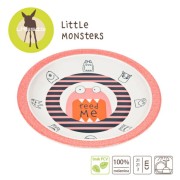 Lassig  -  Talerz Little Monster Koral