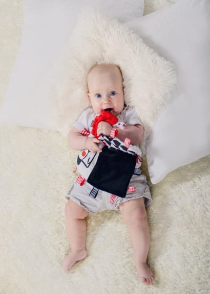 Babysenses  -  Szmatka Sensoryczna Sensory fun pad Słońce