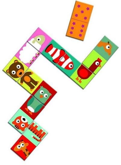 Djeco  -  Domino Puzzle  -  Zwierzęta Dj08165