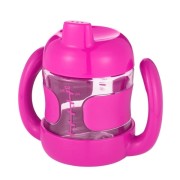 Oxo  -  Kubek Niekapek z Uchwytem 6m+ Pink