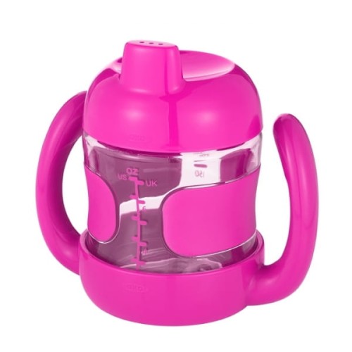 Oxo  -  Kubek Niekapek z Uchwytem 6m+ Pink