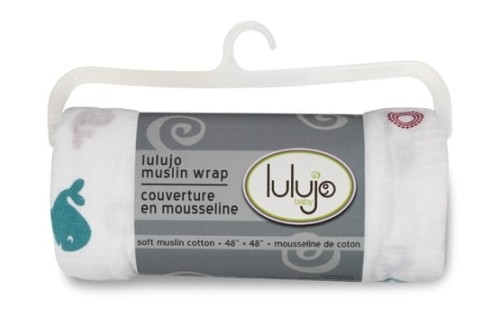 Lulujo  -  Kocyk Muślinowy Wieloryb