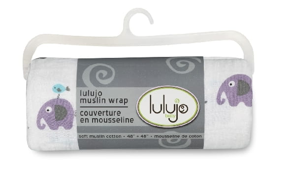 Lulujo  -  Kocyk Muślinowy Słoń
