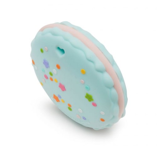 Loulou Lollipop  -  Gryzak Silikonowy Macaron Blue