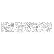 Mudpuppy  -  Kolorowanka w Rolce 76cm z 4 Kredkami Kosmos