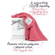 Color Stories  -  Kocyk Cotton Classic  -  Malina