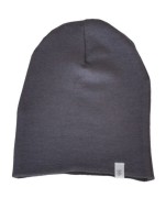 Bamboom  -  Czapeczka Bambusowa Beanie, Ciemnoszara, 0m+