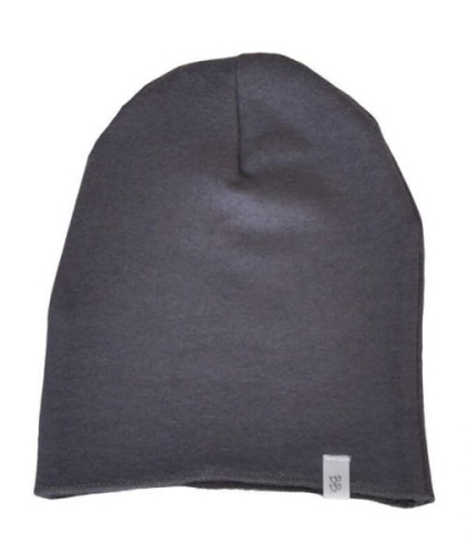 Bamboom  -  Czapeczka Bambusowa Beanie, Ciemnoszara, 0m+