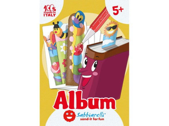 Sabbiarelli  -  Album do Kolorowania Magicznym Piaskiem, Zakładki do Książki, 5l+